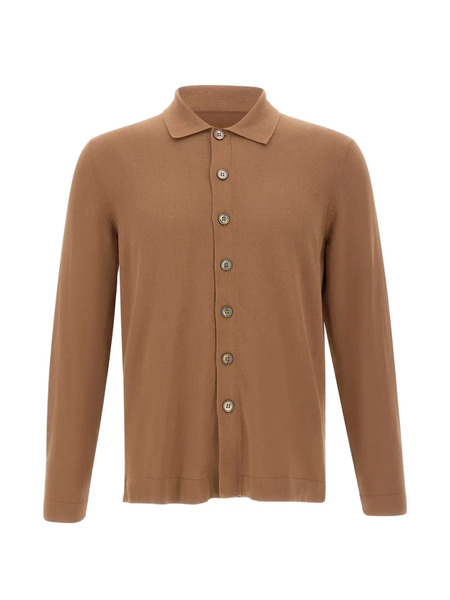  Gran Sasso Buttoned Long-sleeve Shirt - Brown 