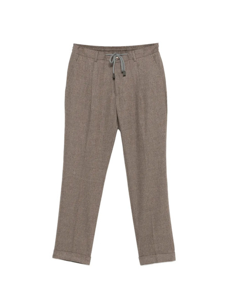  Gran Sasso Drawstring Cuffed Trousers - Neutrals 