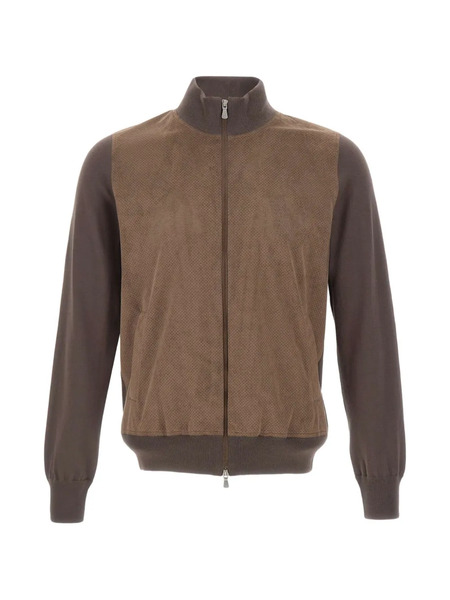  Gran Sasso Perforated Jacket - Brown 
