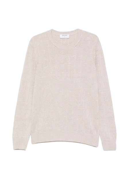  Gran Sasso Ribbed Crew-neck Sweater - Neutrals 