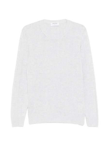  Gran Sasso Ribbed Sweater - Grey 