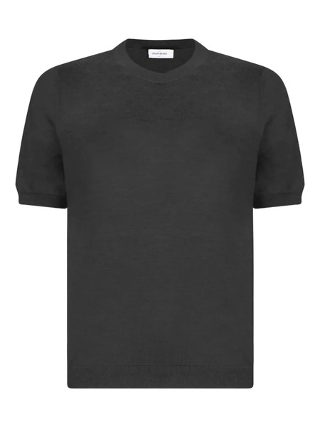  Gran Sasso Short-sleeve Sweater - Grey 