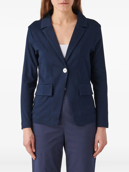  Gran Sasso Single-button Notched-lapel Jacket - Blue 