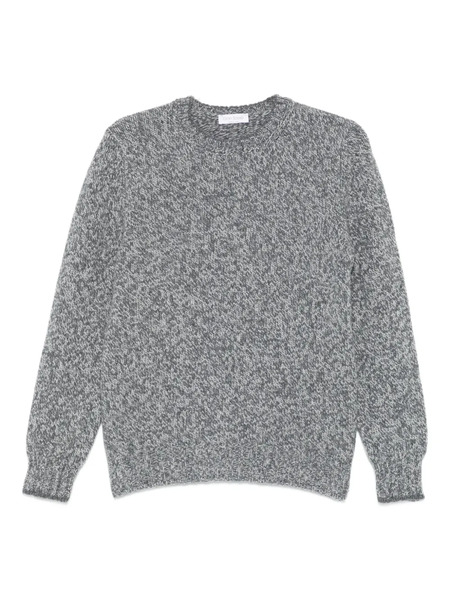  Gran Sasso Speckled Wool Crew-neck Sweater - Grey 