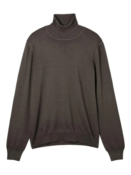  Gran Sasso Turtleneck Wool Sweater - Brown 