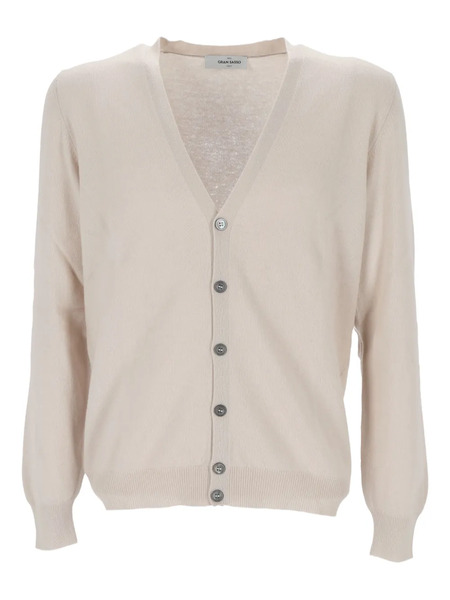  Gran Sasso V-neck Cardigan - Neutrals 