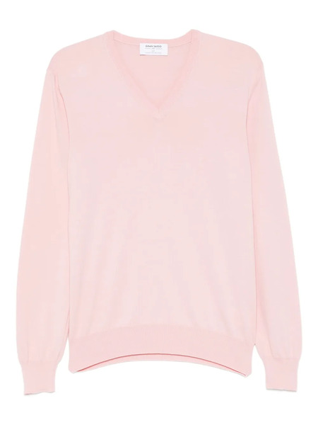  Gran Sasso V-neck Sweater - Pink 