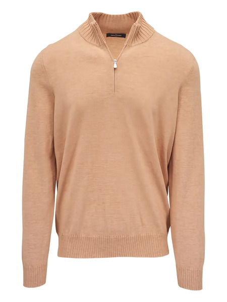  Gran Sasso Zip Sweater - Neutrals 
