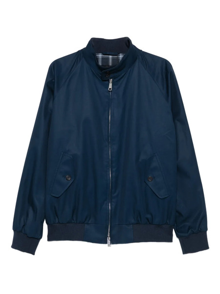  Grenfell Zip-front Flap-pocket Jacket - Blue 