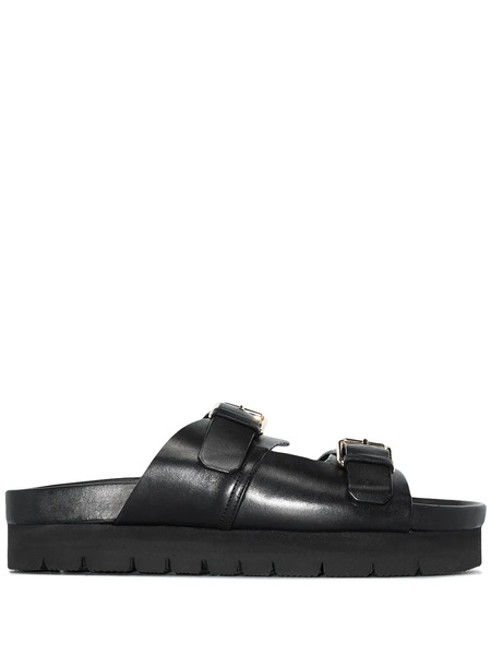  Grenson Flora Flatform Sandals - Black 