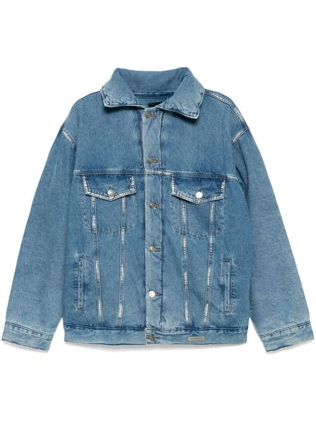  Ground Zero Button-up Denim Jacket - Blue 