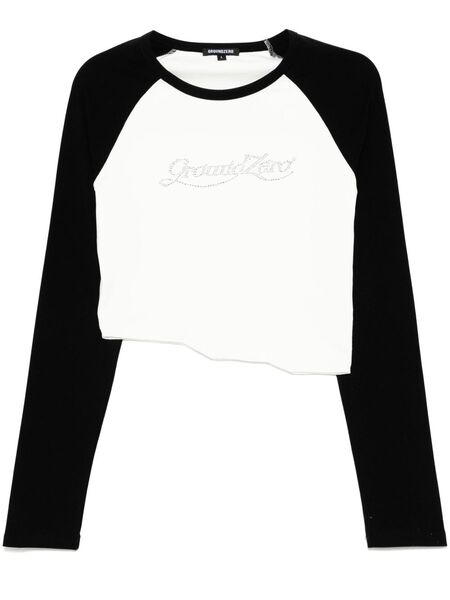  Ground Zero Crystal-embellished T-shirt - White 