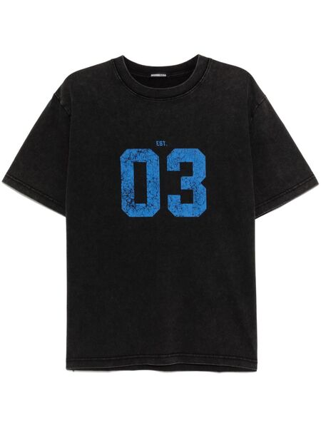  Ground Zero Graphic-print T-shirt - Black 