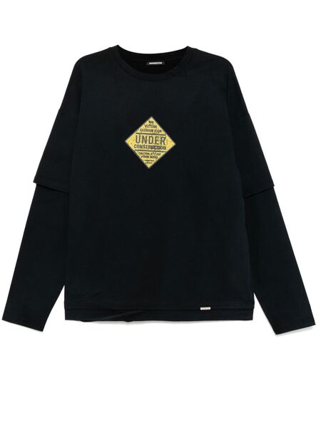  Ground Zero Graphic-print T-shirt - Black 