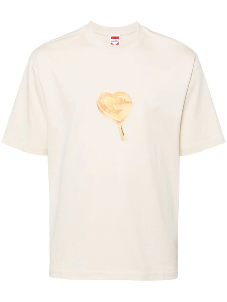  Ground Zero Logo-print Cotton T-shirt - Neutrals 