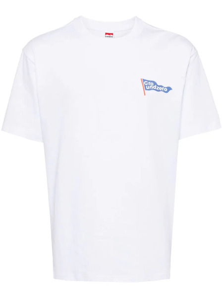  Ground Zero Logo-print Cotton T-shirt - White 