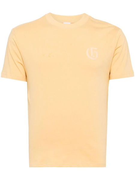  Ground Zero Logo-print Cotton T-shirt - Yellow 