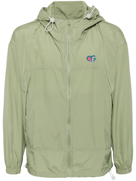  Ground Zero Logo-print Lightweight Jacket - Green 
