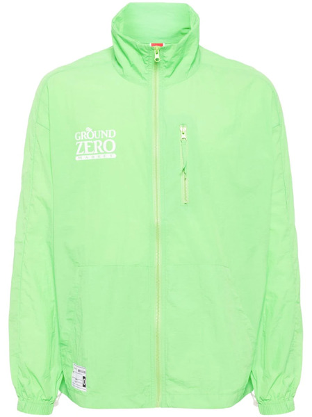  Ground Zero Logo-print Lightweight Jacket - Green 