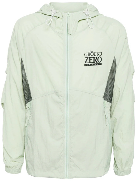  Ground Zero Logo-print Lightweight Jacket - Green 