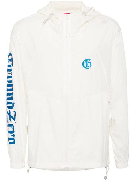  Ground Zero Logo-print Lightweight Jacket - White 