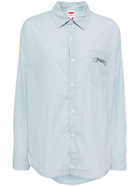  Ground Zero Logo-print Shirt - Blue 