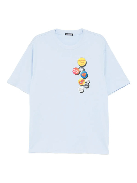  Ground Zero Printed T-shirt - Blue 