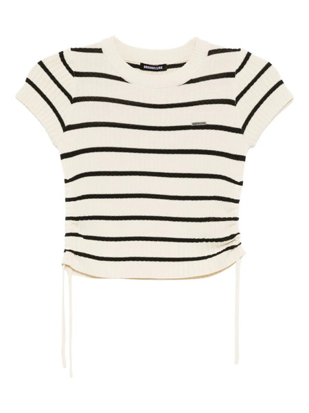  Ground Zero Striped Top - Neutrals 