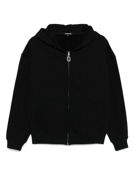  Ground Zero Trompe L'oeil-print Hoodie - Black 