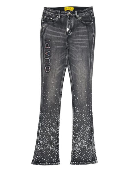  Guapi Crystal-embellished Jeans - Black 