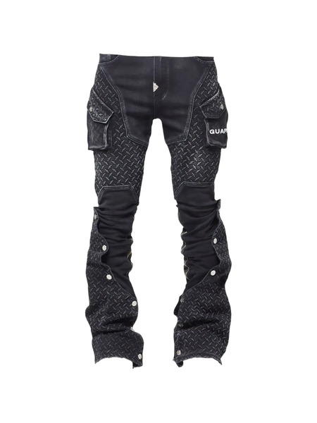  Guapi Panelled Jeans - Black 