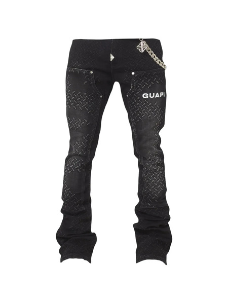  Guapi Texturized Carpenter Jeans - Black 
