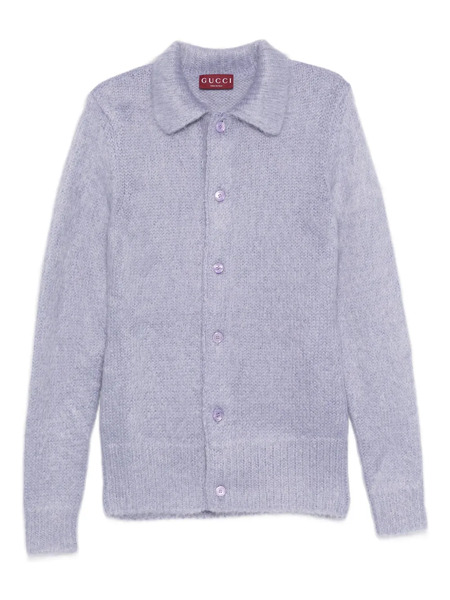  Gucci Button-down Cardigan - Purple 