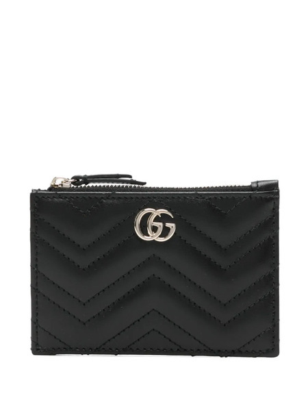  Gucci Chevrgon Gg Wallet - Black 