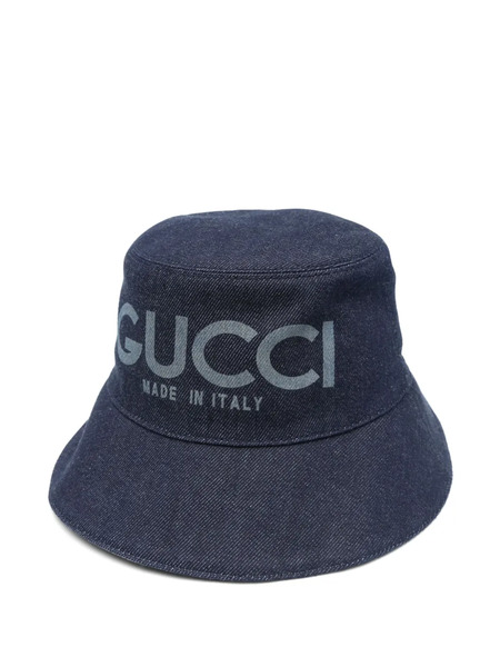  Gucci Denim Bucket Hat - Blue 
