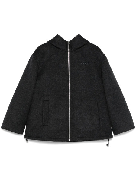  Gucci Embroidered Jacket - Black 