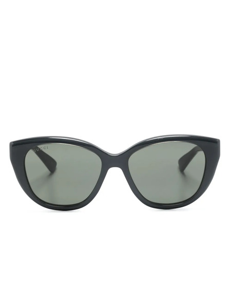 Gucci Eyewear Cat-eye Sunglasses - Black 