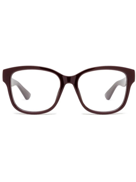  Gucci Eyewear Logo-engraved Frames - Red 