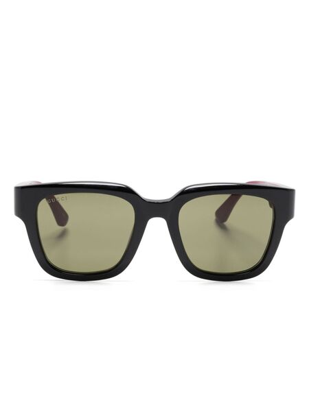  Gucci Eyewear Oversize-frame Sunglasses - Black 