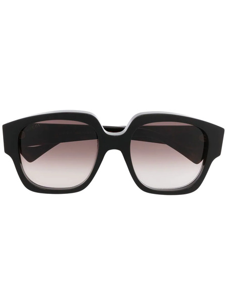  Gucci Eyewear Oversized Square-frame Sunglasses - Black 