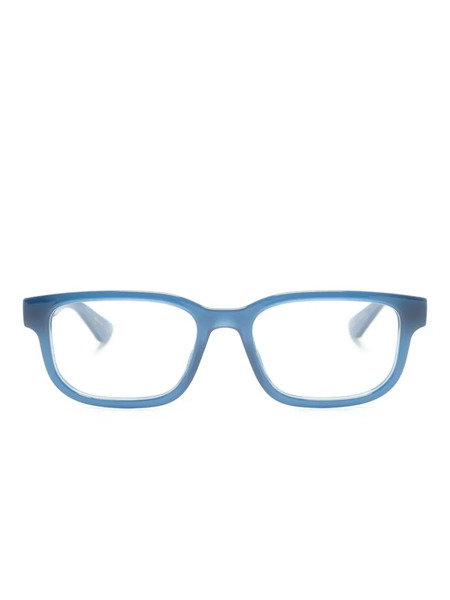  Gucci Eyewear Rectangle-frame Glasses - Blue 