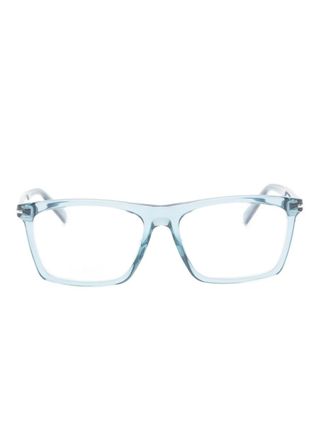  Gucci Eyewear Rectangle-frame Glasses - Blue 