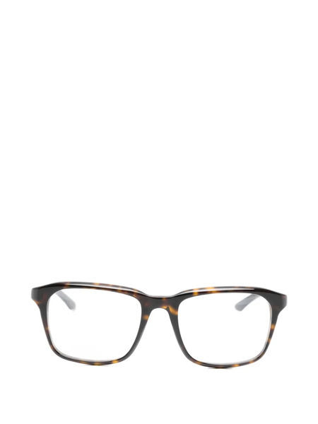  Gucci Eyewear Rectangle Frame Glasses - Brown 