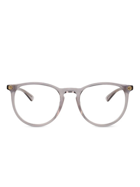  Gucci Eyewear Round-frame Glasses - Grey 