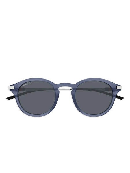  Gucci Eyewear Round-frame Sunglasses - Blue 