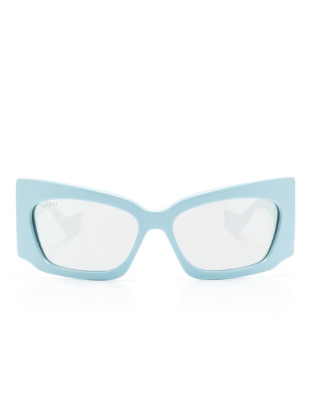  Gucci Eyewear Square-frame Sunglasses - Blue 