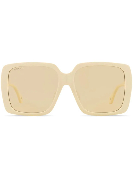  Gucci Eyewear Square-frame Sunglasses - White 
