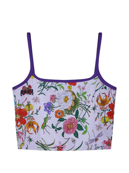  Gucci Floral Top - White 