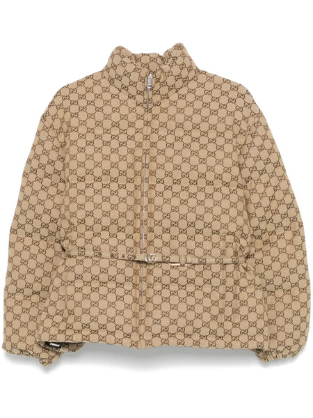  Gucci Gg Canvas Jacket - Neutrals 