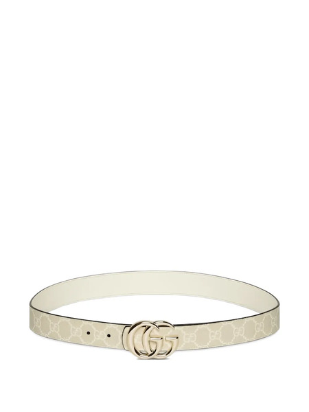  Gucci Gg Marmont Reversible Belt - Neutrals 